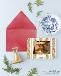 Orange Clove Grandmillennial Christmas Card