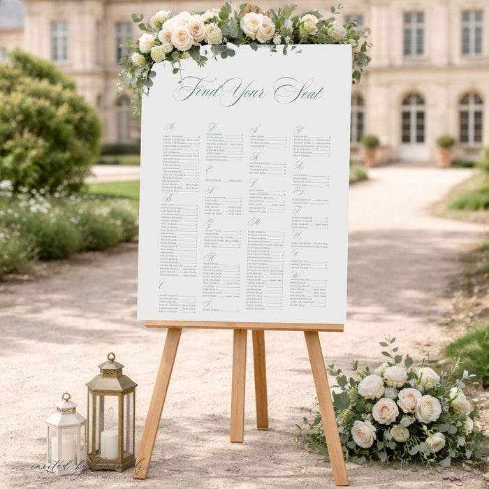 Rachel | Seating Chart