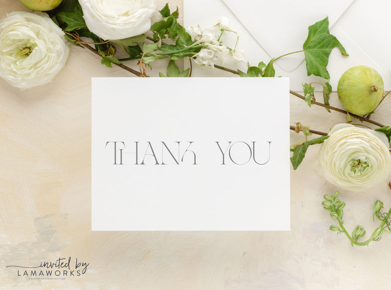 Renee | Folded Thank You Card