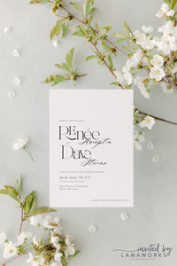 Renee | Invitation Suite 2