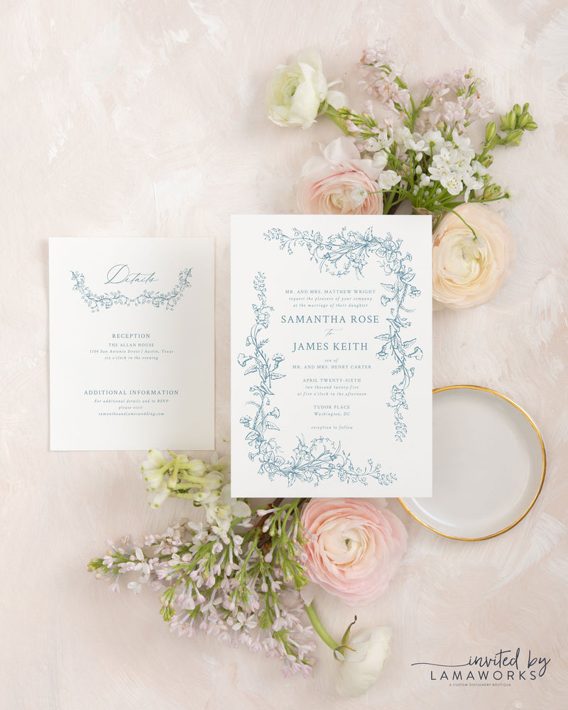 Samantha Invitation Suite Invited by LamaWorks