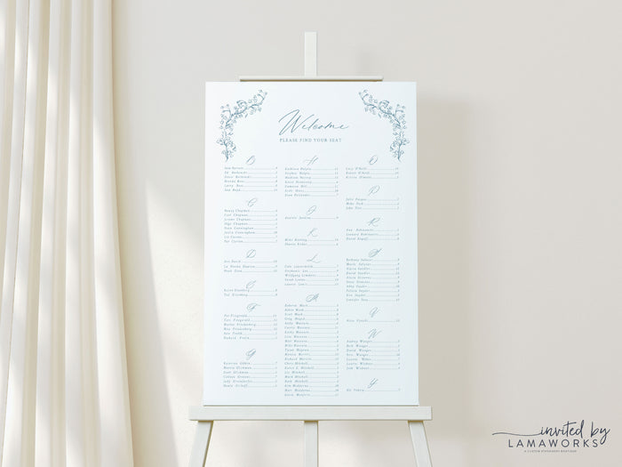 Samantha | Seating Chart
