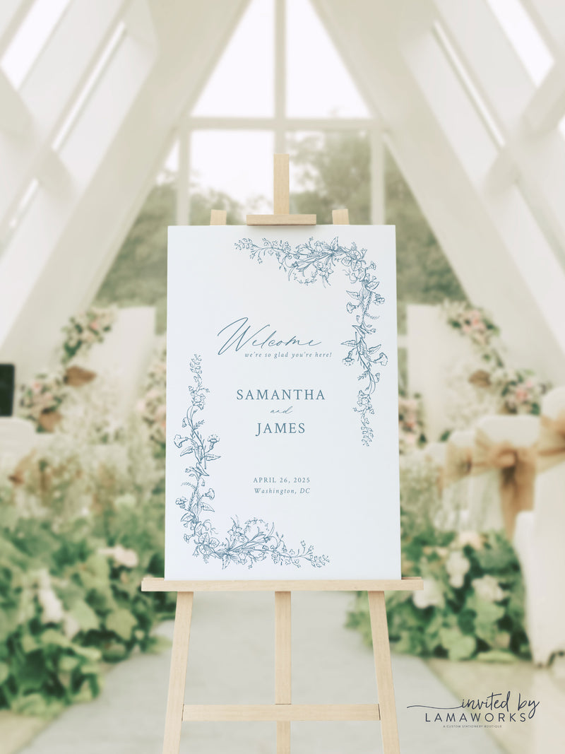 Samantha | Wedding or Shower Welcome Sign