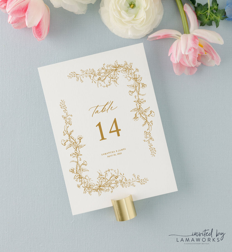 Samantha | Table Numbers