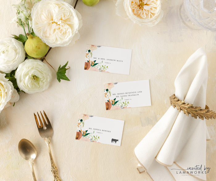 Sarah | Place or Escort Card