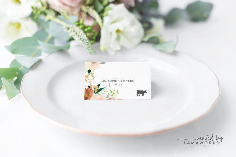 Sarah | Place or Escort Card