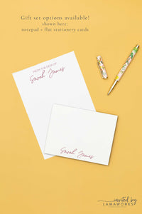Sophisticated Calligraphy Wedding Invitation | Kamryn