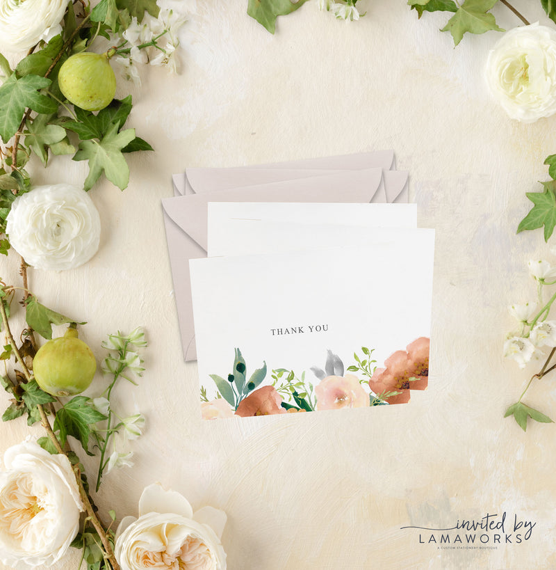 Sophisticated Floral Escort Cards or Place Cards | Amelia