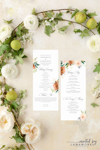 Sarah | Ceremony Program