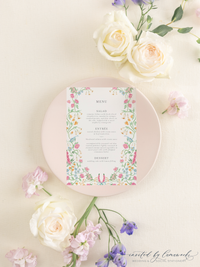 Sophia | 5x7 Menu