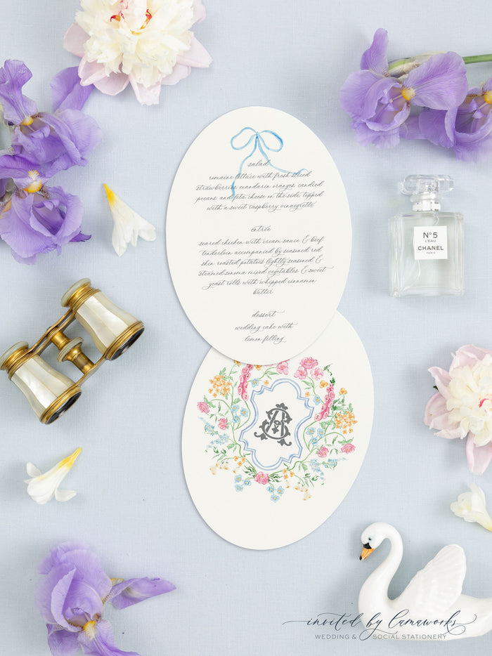 Sophia | Oval Menu