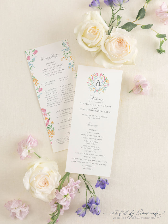 Sophia | Wedding Program