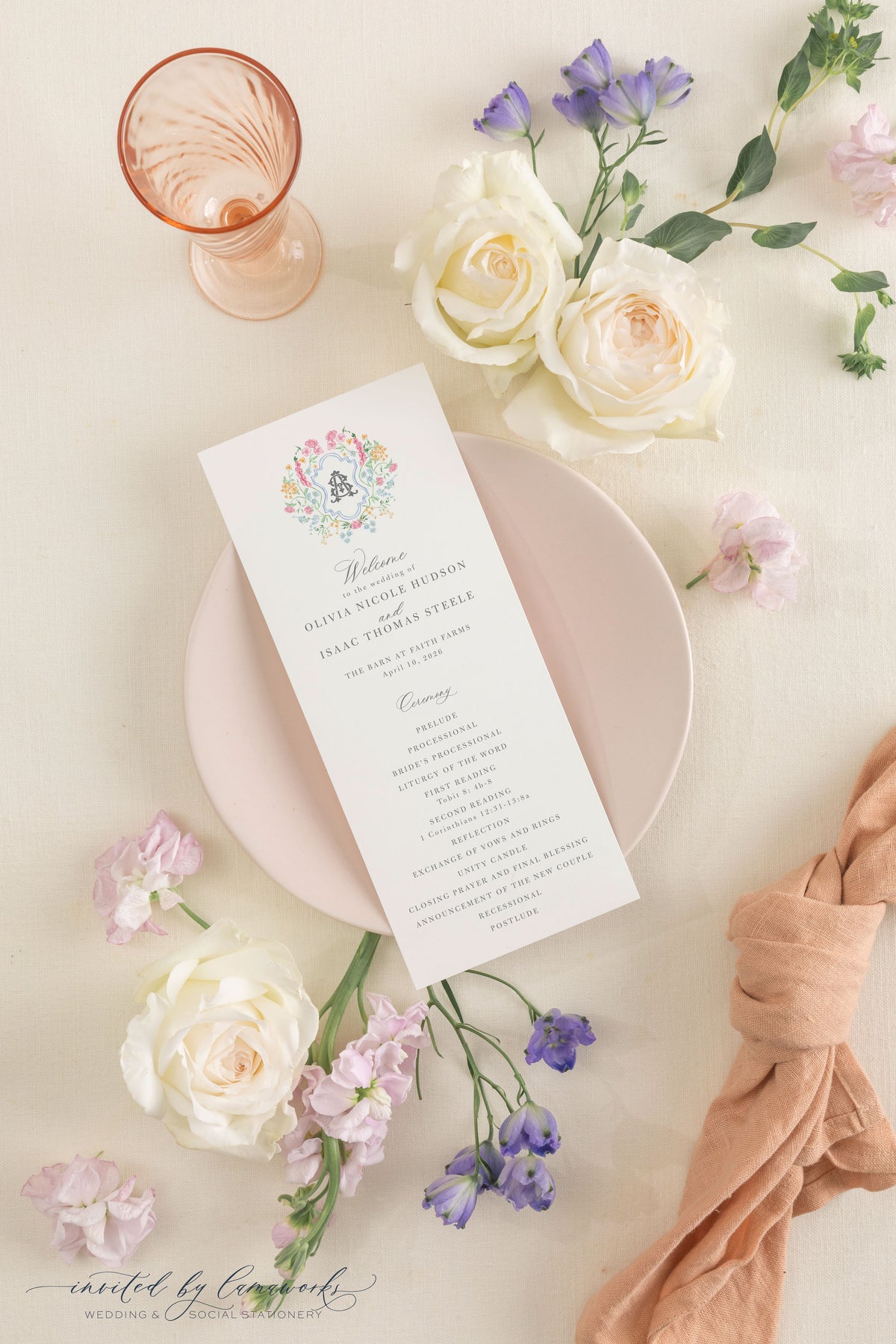Sophia | Wedding Program