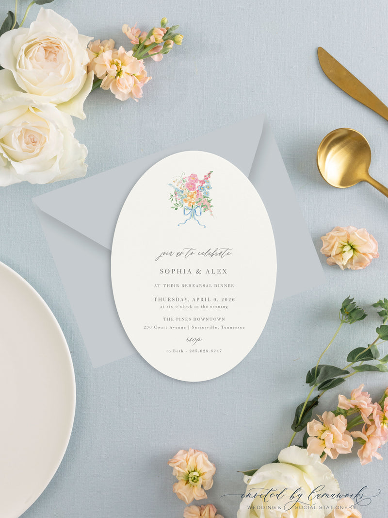 Sophia | Rehearsal Dinner Invitation