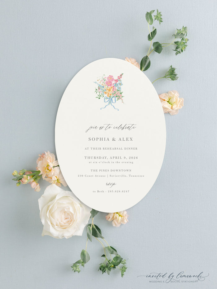 Sophia | Rehearsal Dinner Invitation