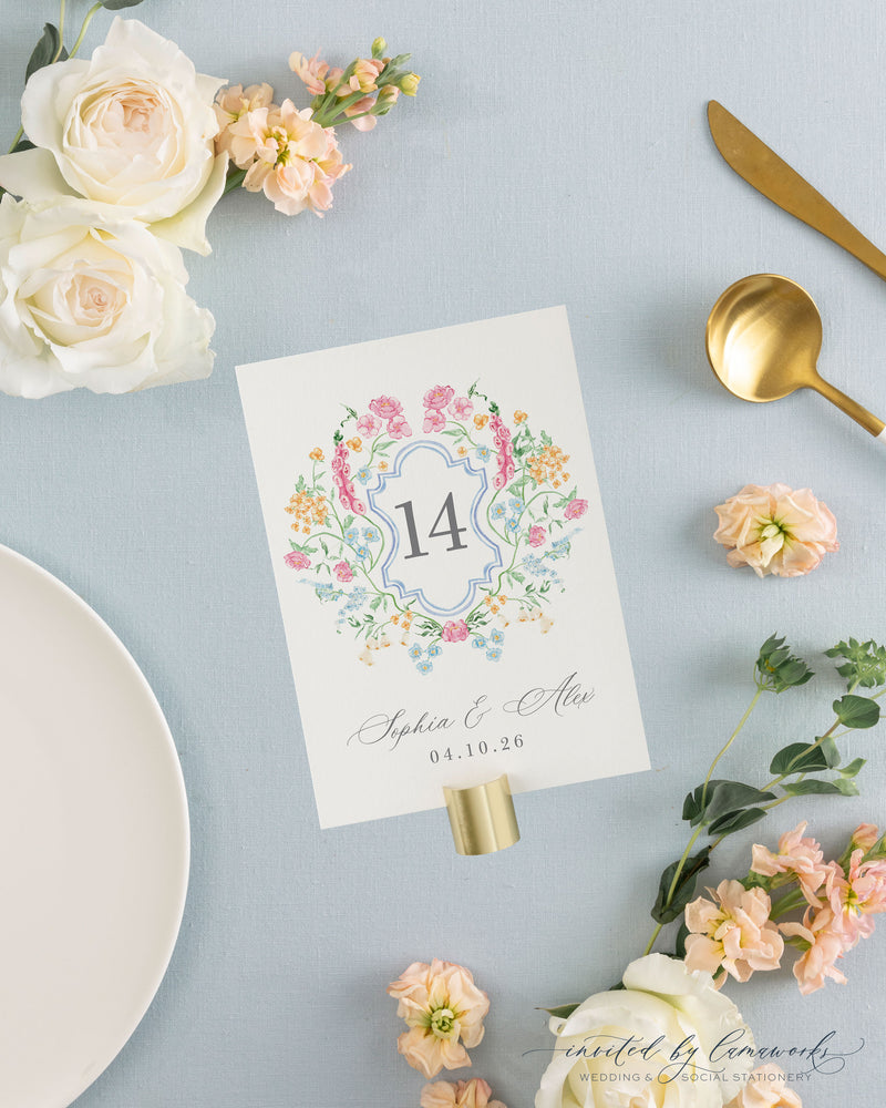 Sophia | Table Numbers