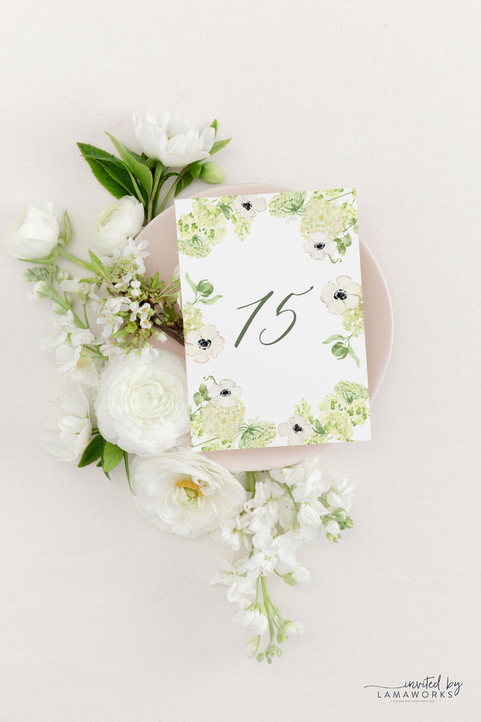 Taylor | Table Numbers