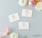 Theresa | Place Card with Floral Wax Seal