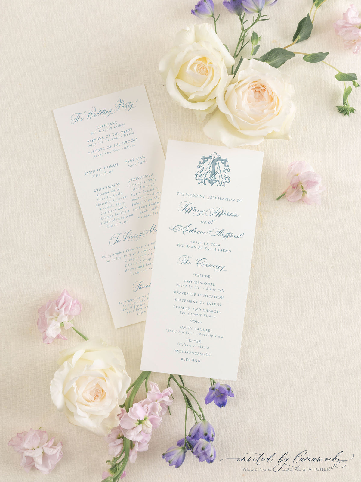 Tiffany | Wedding Program