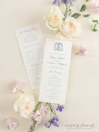 Tiffany | Wedding Program