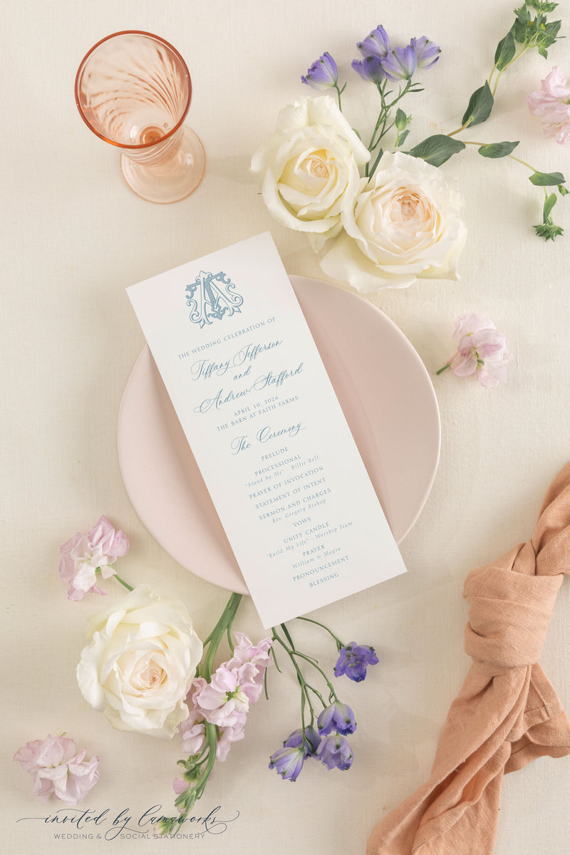 Tiffany | Wedding Program