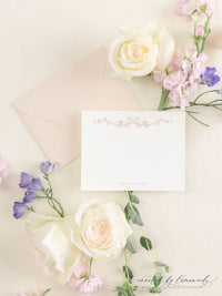 Victoria | Personal Stationery Flat