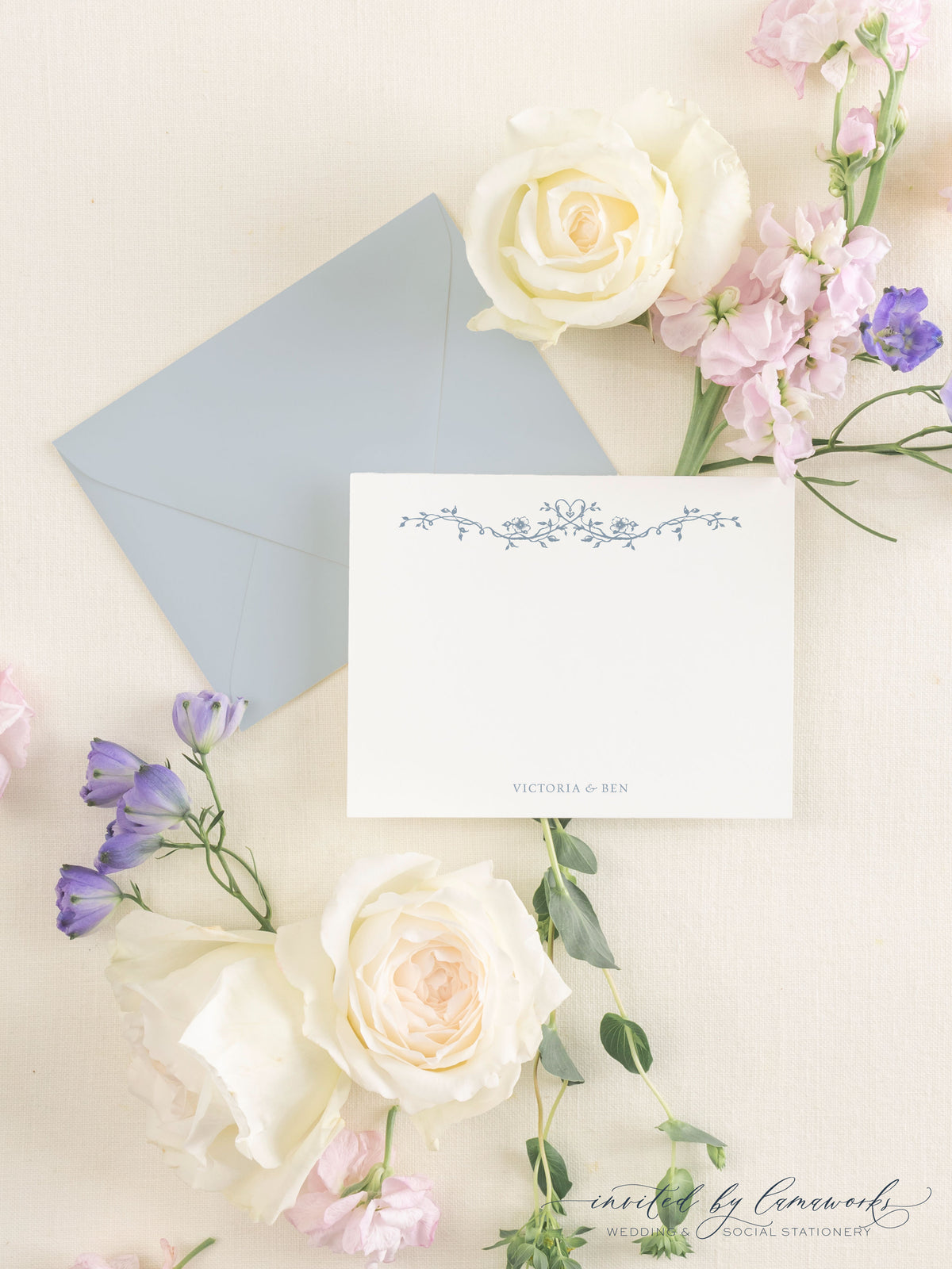 Victoria | Personal Stationery Flat