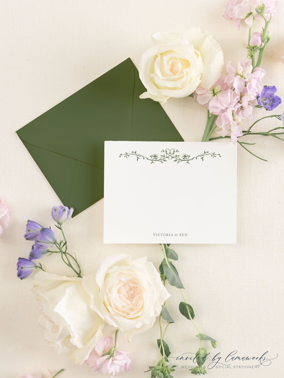 Victoria | Personal Stationery Flat