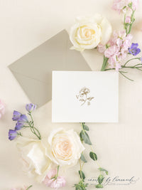 Victoria | Folded Stationery