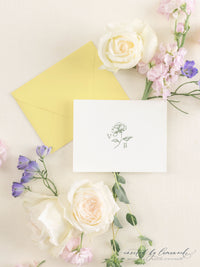 Victoria | Folded Stationery