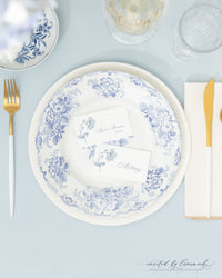 Victoria |  Floral Escort or Place Card