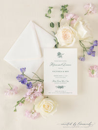 VICTORIA | Rehearsal Dinner Invitation