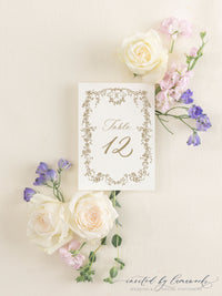 Victoria | Table Numbers