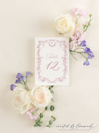 Victoria | Table Numbers
