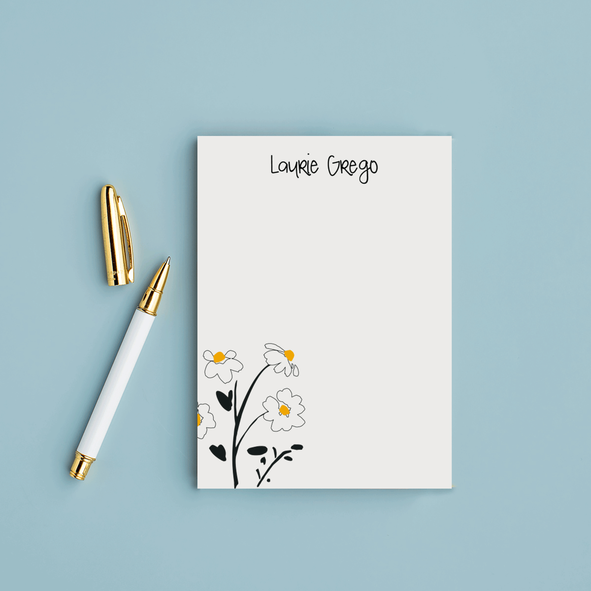 Monogram Wedding Menu Cards | Cristin