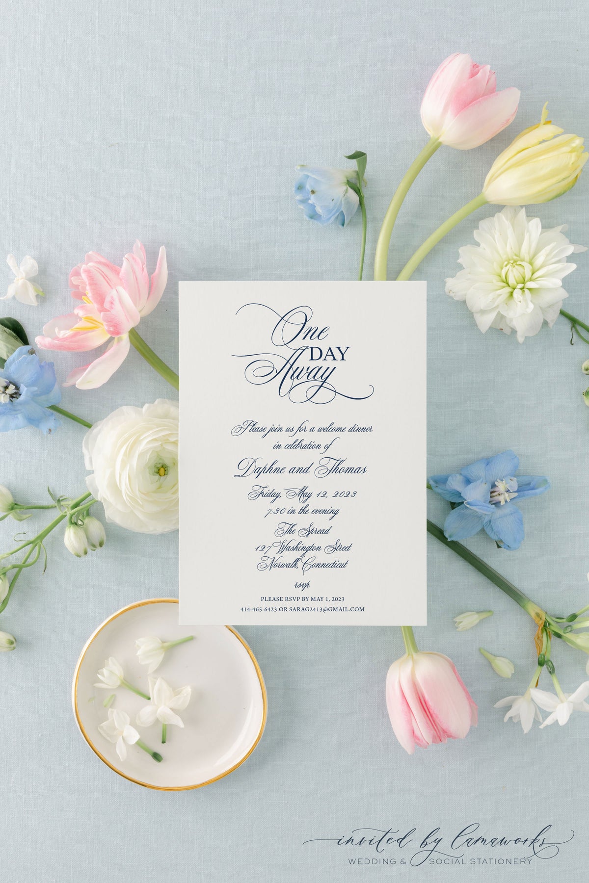 Daphne | One Day Away Invitation