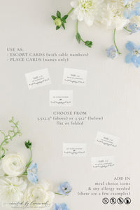 Isabella | Escort or Place Card