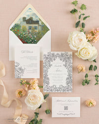 Isabella | Floral Frame Invitation