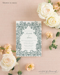Isabella | Floral Frame Invitation