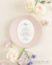 Isabella | Oval Menu