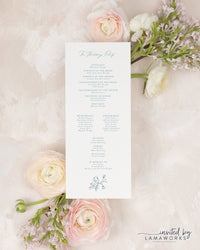 Samantha | Wedding Program