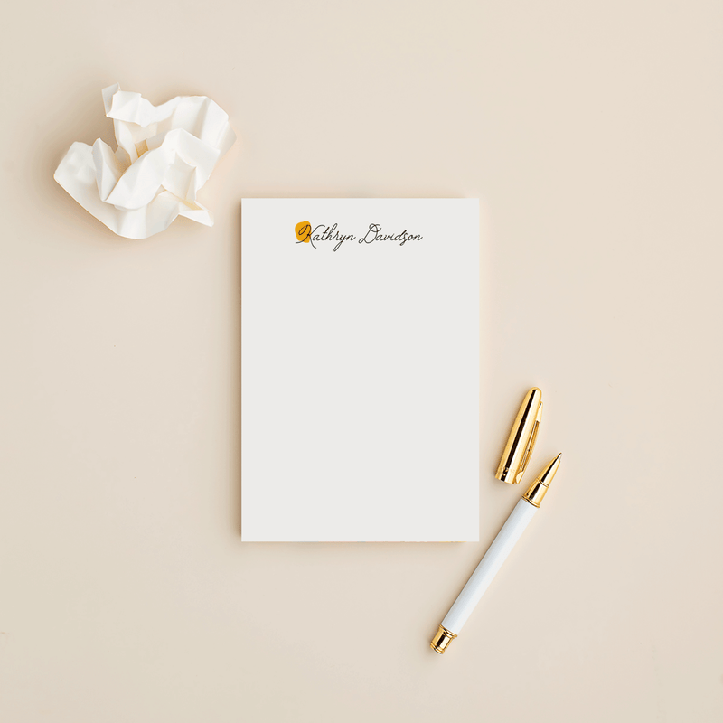 Simple Flower Escort Card or Place Card | Adrianna