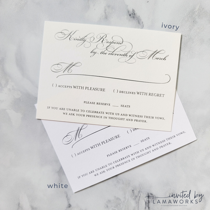 Vintage Floral Wedding Invitation | Jana
