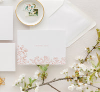 Blue Floral Thank You Cards - Ashley