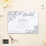 Boho Peony Bridal Shower Invite