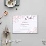 Boho Peony Bridal Shower Invite