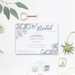Boho Peony Bridal Shower Invite