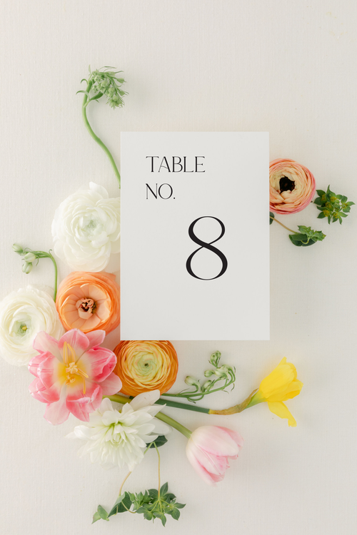 Evelyn | Table Numbers