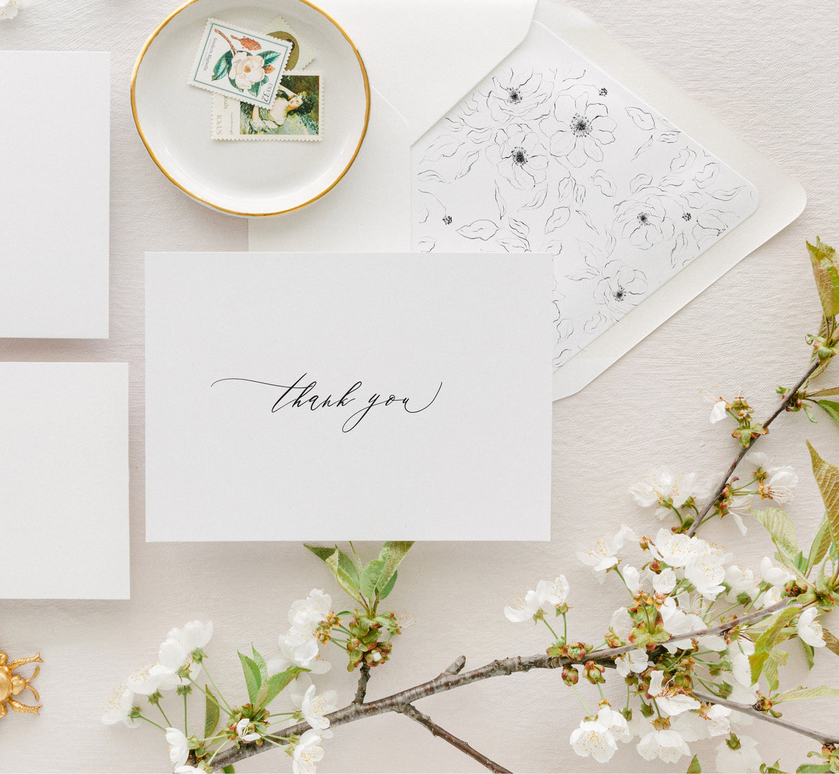 Evelyn | Folded Thank You Cards