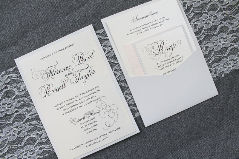 Elegant Calligraphy Escort Cards or Place Cards | Laura